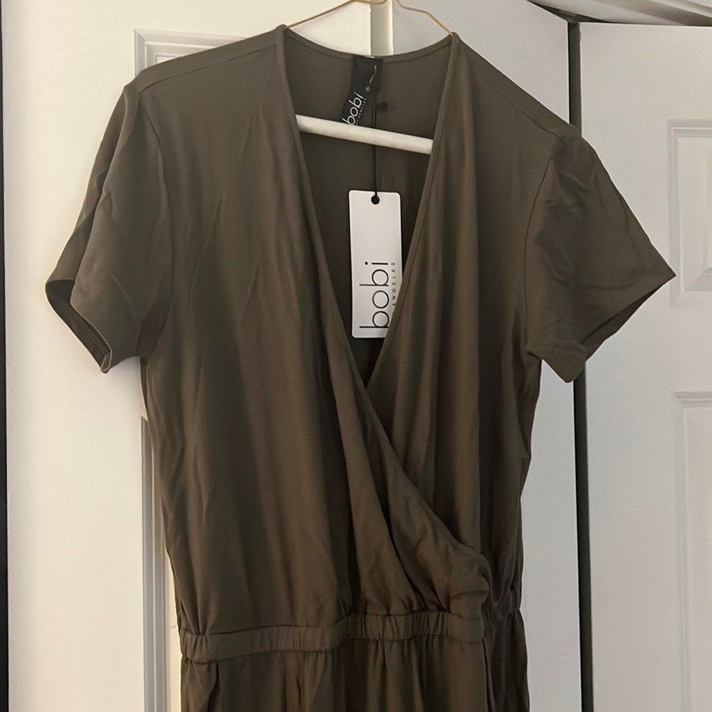 Bobi short sleeved jumpsuit